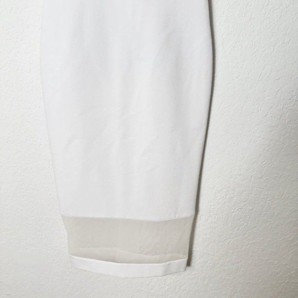 Alice + Olivia Karman Sleeveless Mesh-Trim Midi Dress - Picture 4 of 9